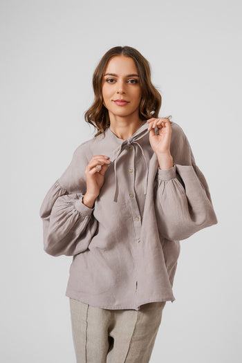 Clementine Shirt, Long Sleeve, Gentle Lilac