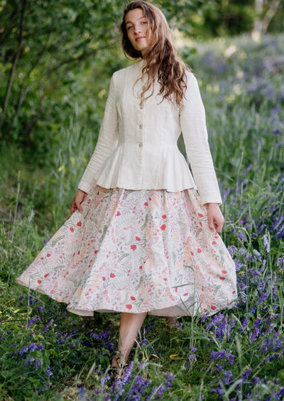 Classic Skirt, Whimsical Garden