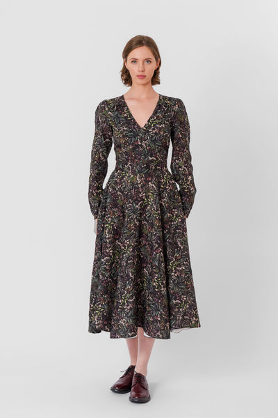 Bridget Dress, Long Sleeve, Venice Floral