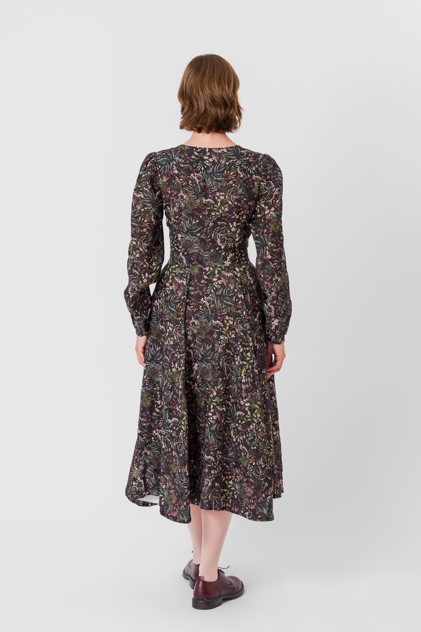 Bridget Dress, Long Sleeve, Venice Floral