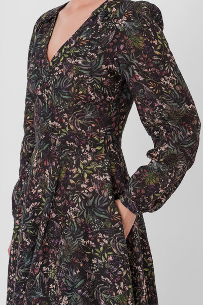 Bridget Dress, Long Sleeve, Venice Floral