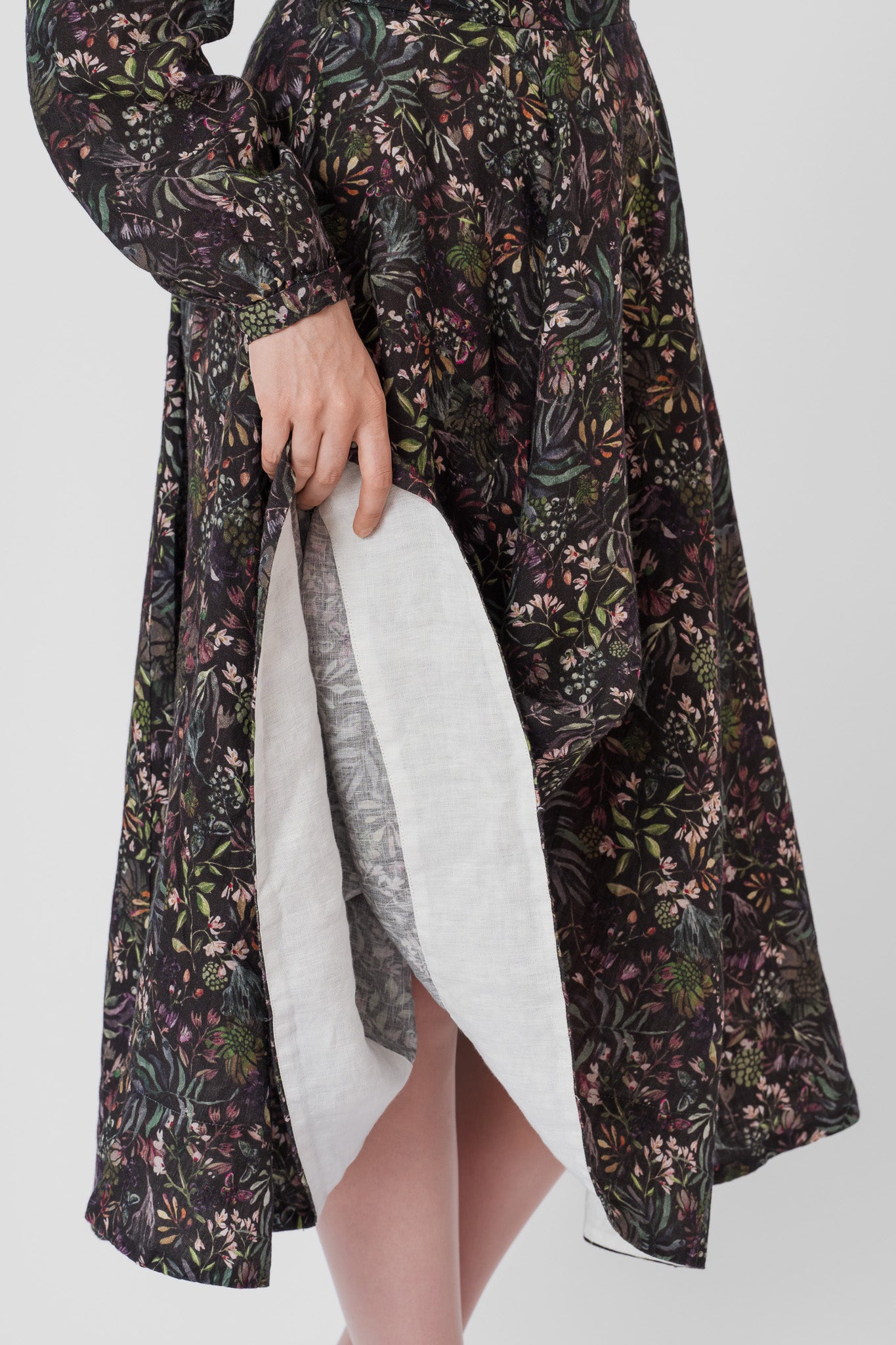 Bridget Dress, Long Sleeve, Venice Floral