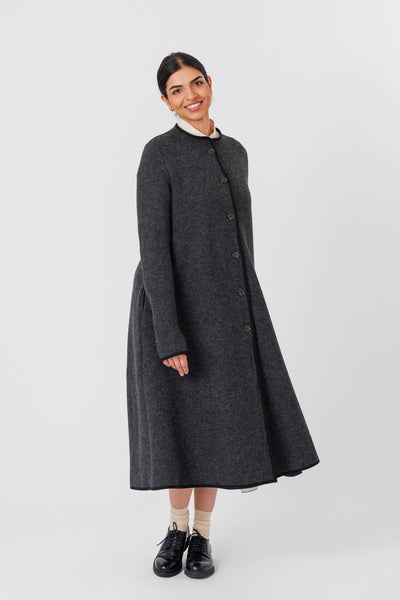 Classic Coat, Wool, Charcoal Grey#color_charcoal-grey