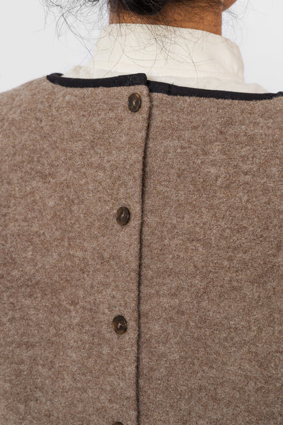 Crop Sweater, Wool, Beige Brown#color_beige-brown