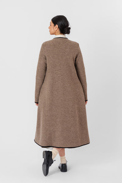 Classic Coat, Wool, Beige Brown#color_beige-brown