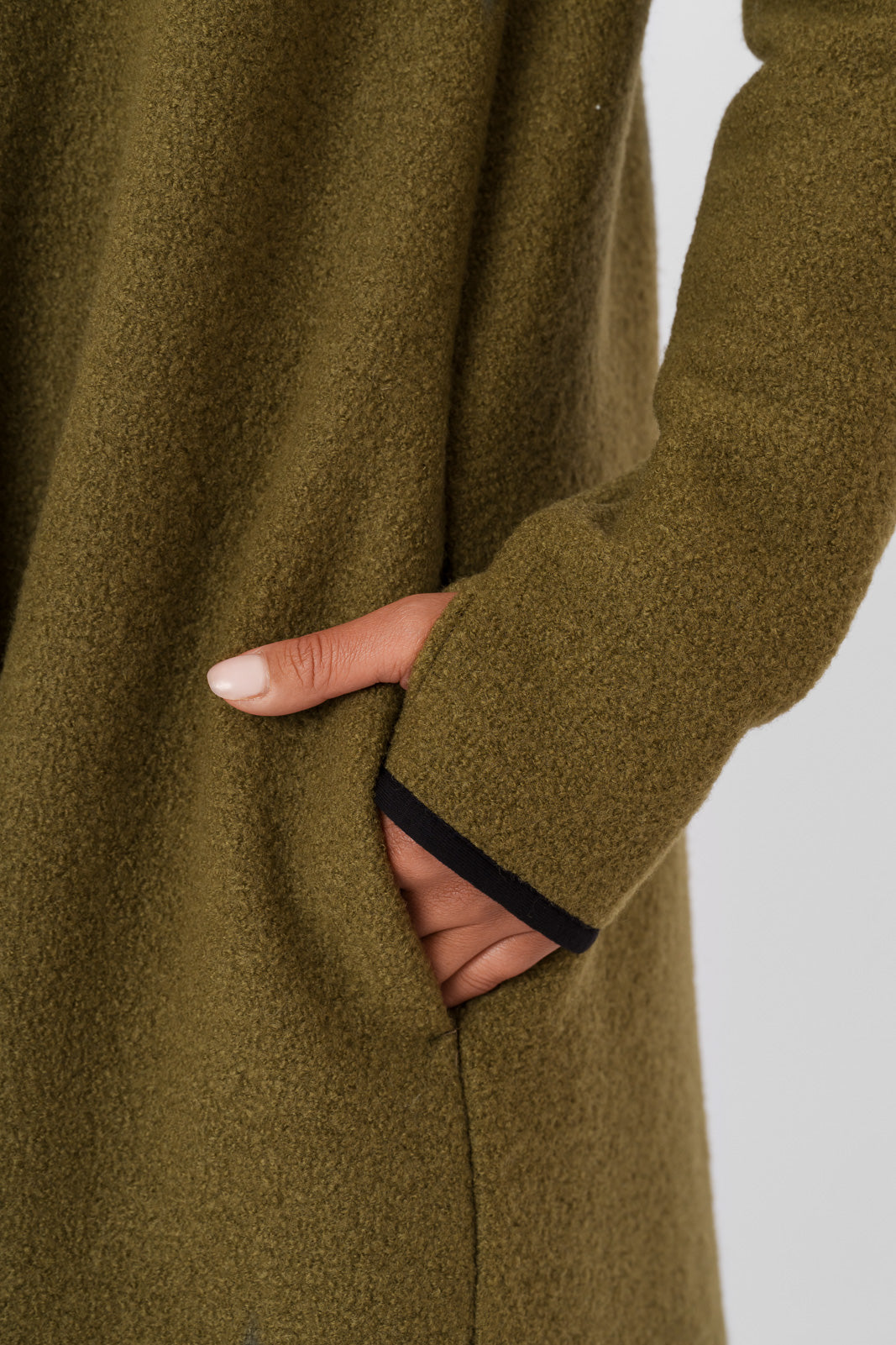 Classic Coat, Wool, Moss Green#color_moss-green