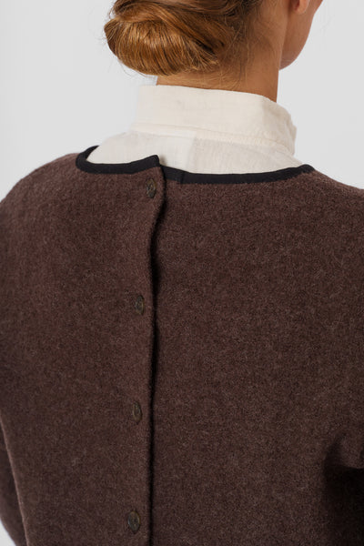 Crop Sweater, Wool, Espresso Brown#color_espresso-brown