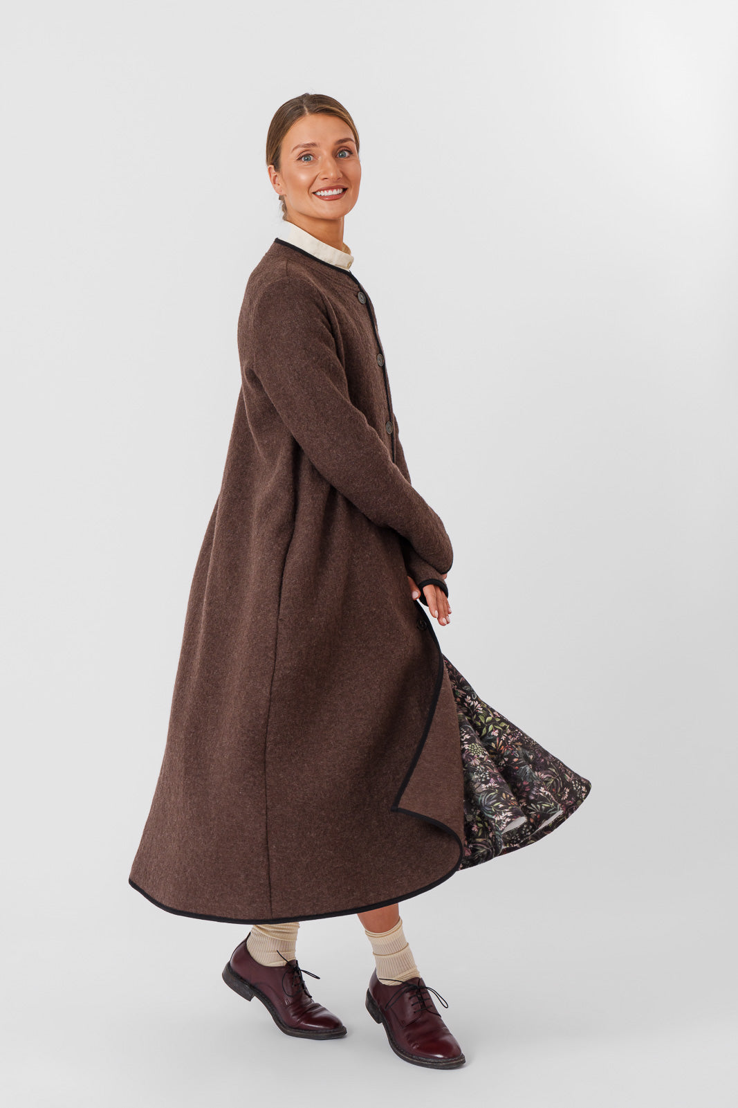 Classic Coat, Wool, Espresso Brown#color_espresso-brown