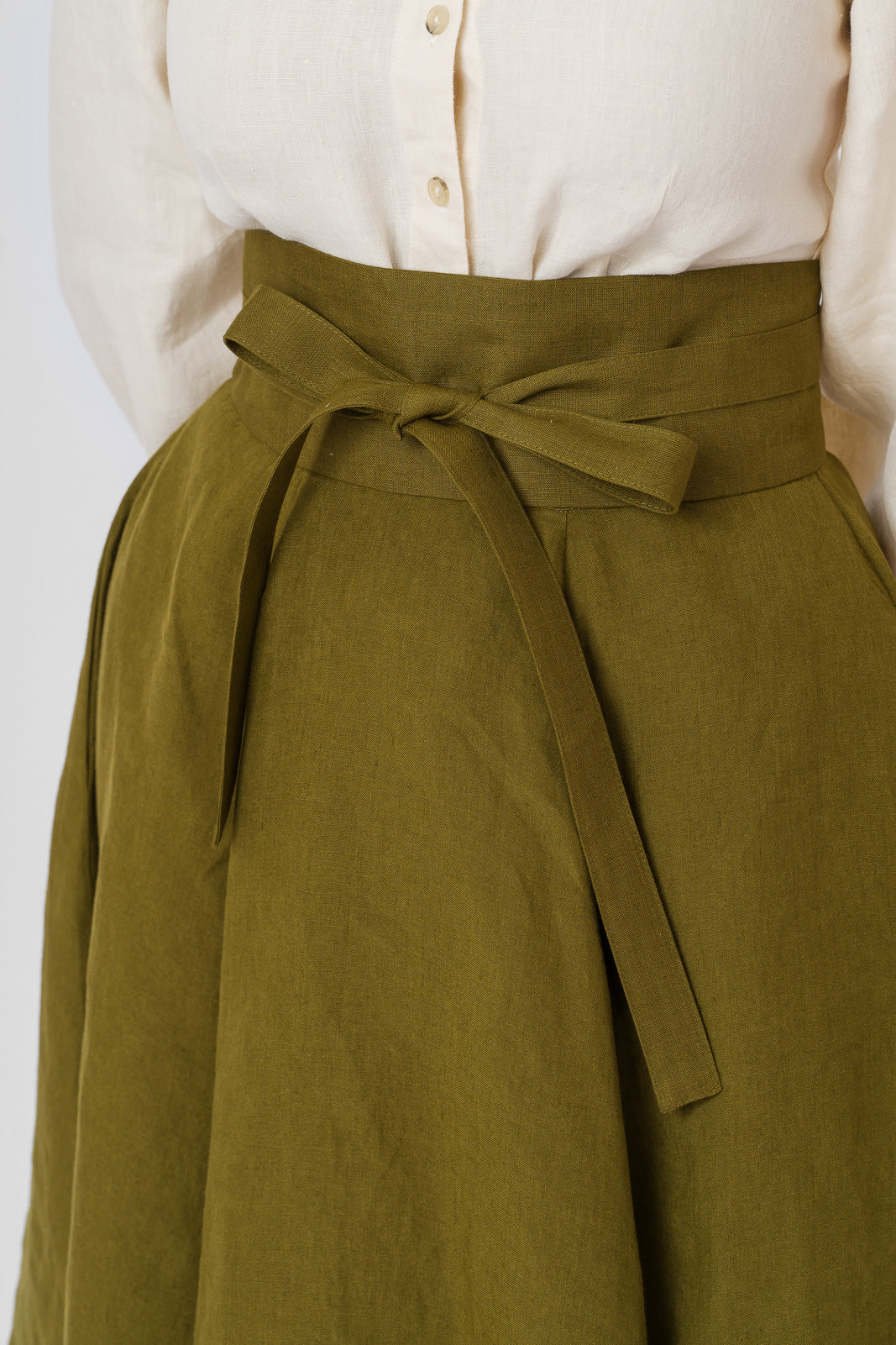 Ribbon Belt, Rosemary Green