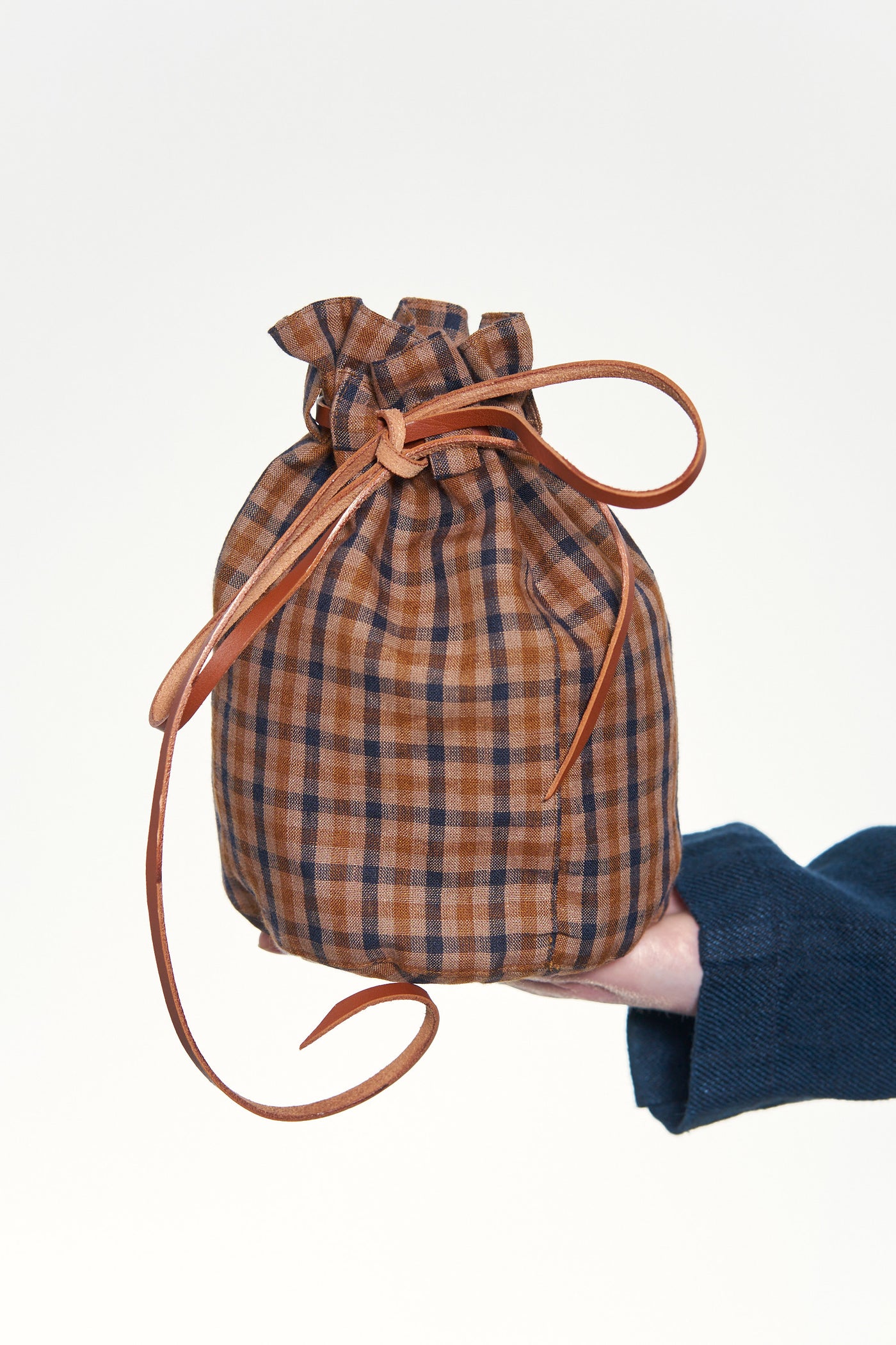 Mini Bag, Brown Tartan