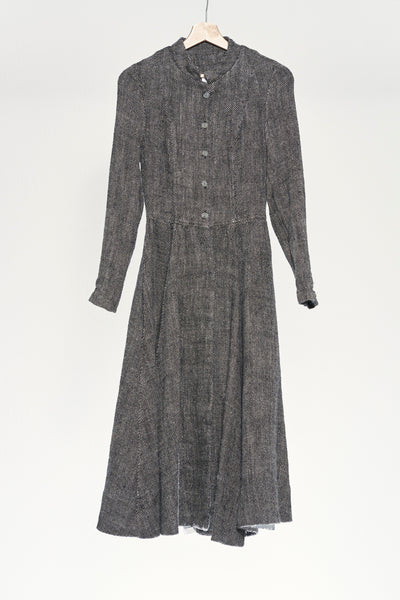 Victorian Coat, Grey Moon, Twill Linen