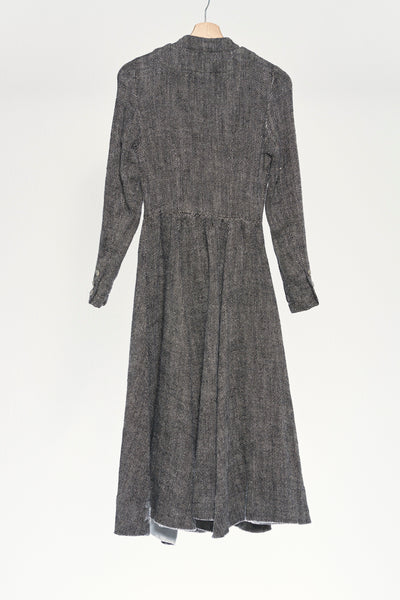 Victorian Coat, Grey Moon, Twill Linen