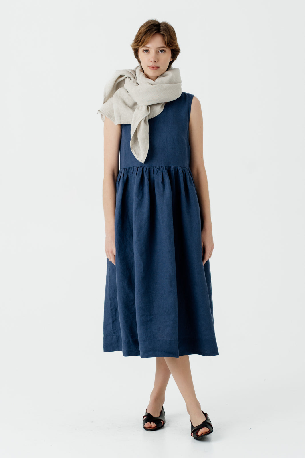 Palisandra Scarf, Natural Linen#color_natural-linen