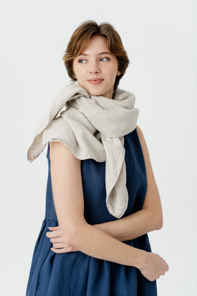 Palisandra Scarf, Natural Linen#color_natural-linen