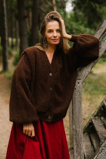 Nida Cardigan, Rust #color_rust