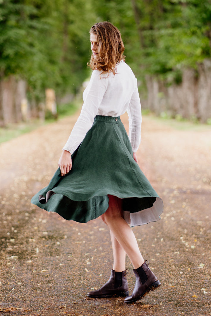 Classic Skirt, Evergreen