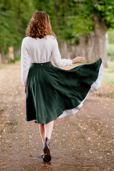 Classic Skirt, Evergreen