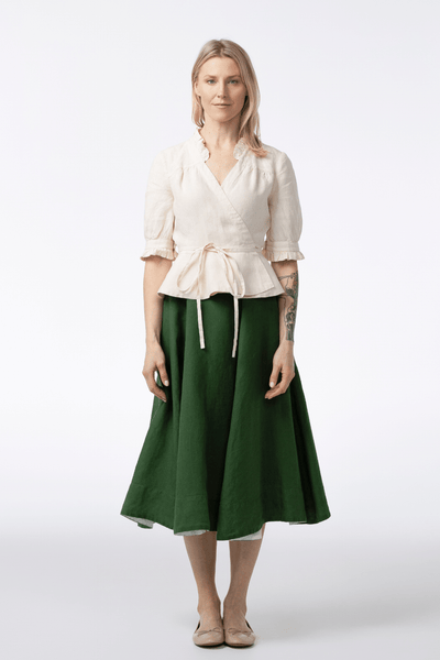 Knightley Skirt, Emerald Green