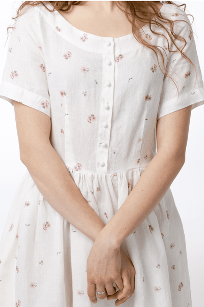 Eyre Dress, Short Sleeve, Apple Blossom