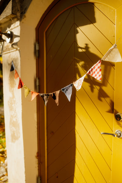 Reusable Garland, Set Of 12 Triangle Pieces