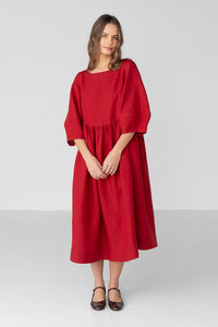 Gaia –  Linen Smock Dress