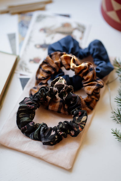 Hair Scrunchies, Set Of 3