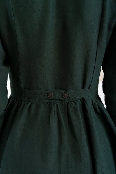 Enola Dress, Long Sleeve, Evergreen
#color_evergreen