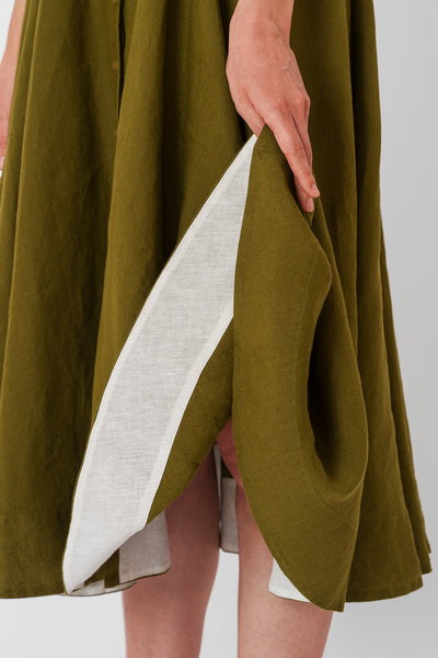 Cordelia Dress, Butterfly Sleeve
#color_rosemary-green