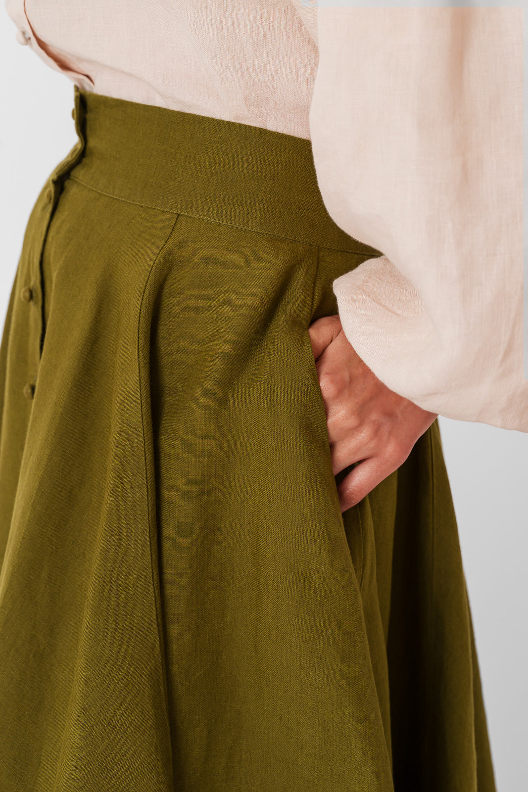 Evelyn Skirt
#color_rosemary-green