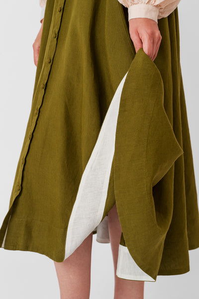 Evelyn Skirt
#color_rosemary-green