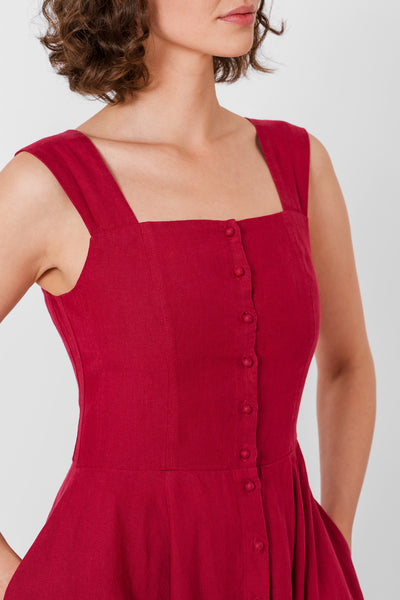 Underhill  Dress, Sleeveless
#color_marsala-red