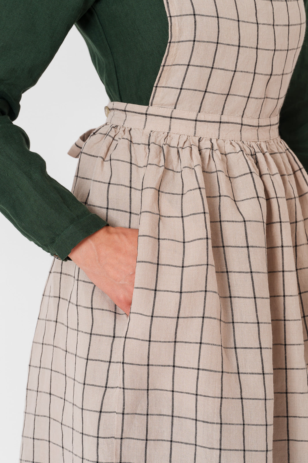 Pinafore Apron,#color_latte-grid