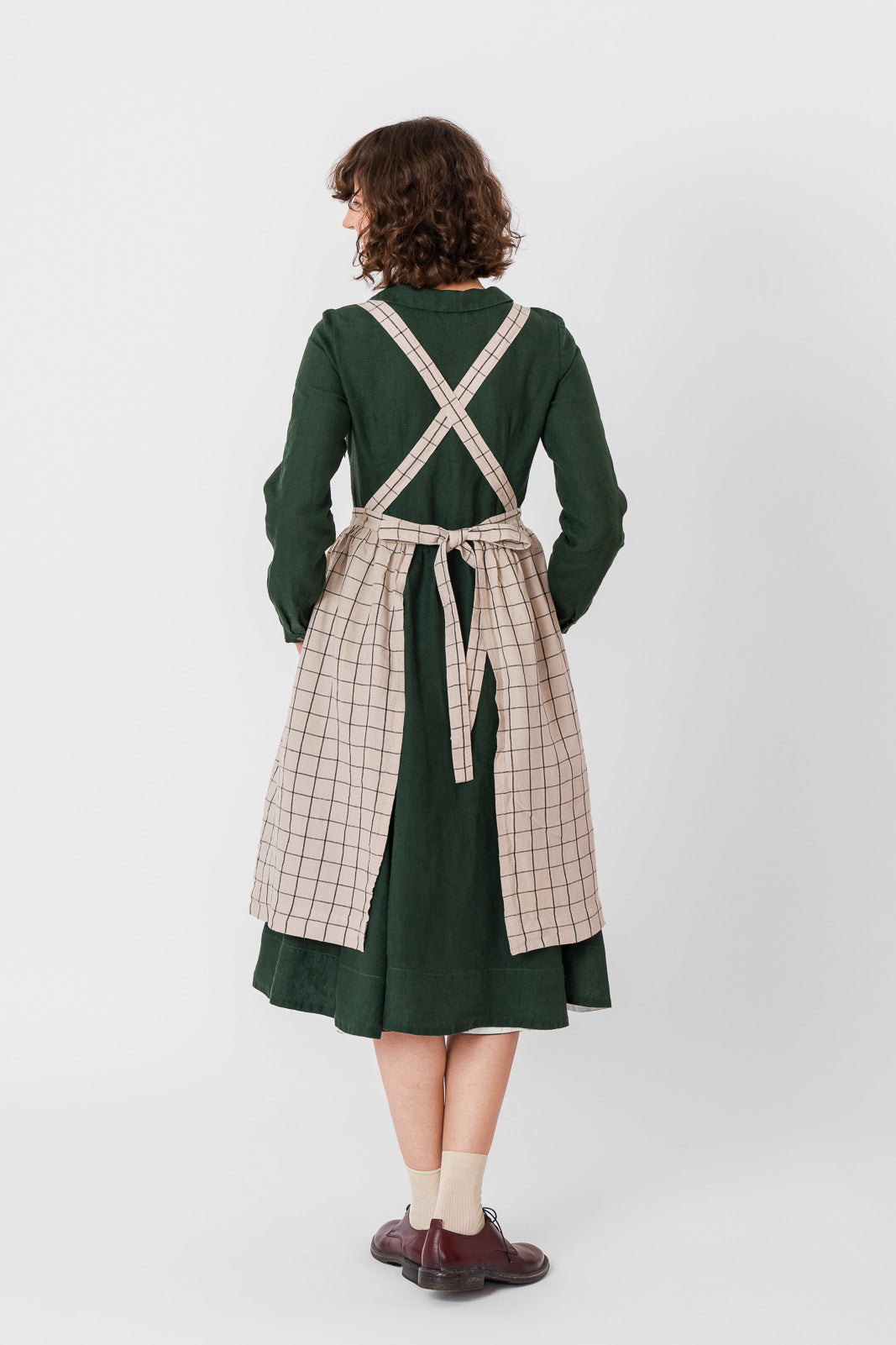 Pinafore Apron,#color_latte-grid