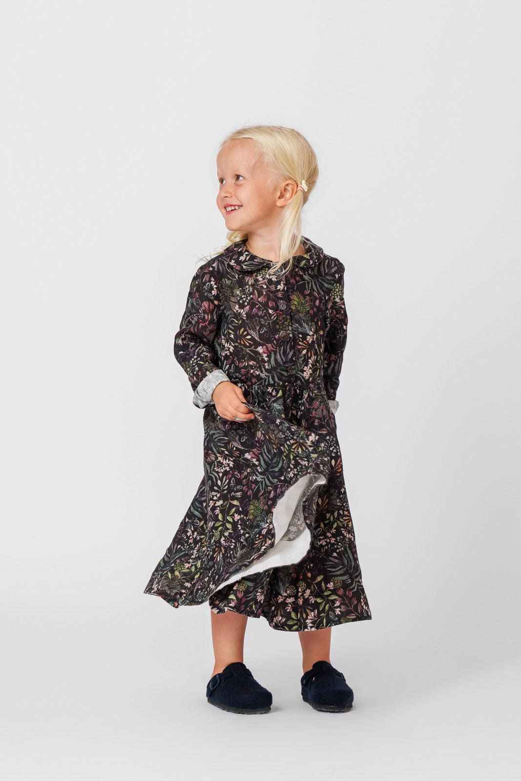 Mini Me Classic Dress, Long Sleeve, Venice Floral#color_venice-floral