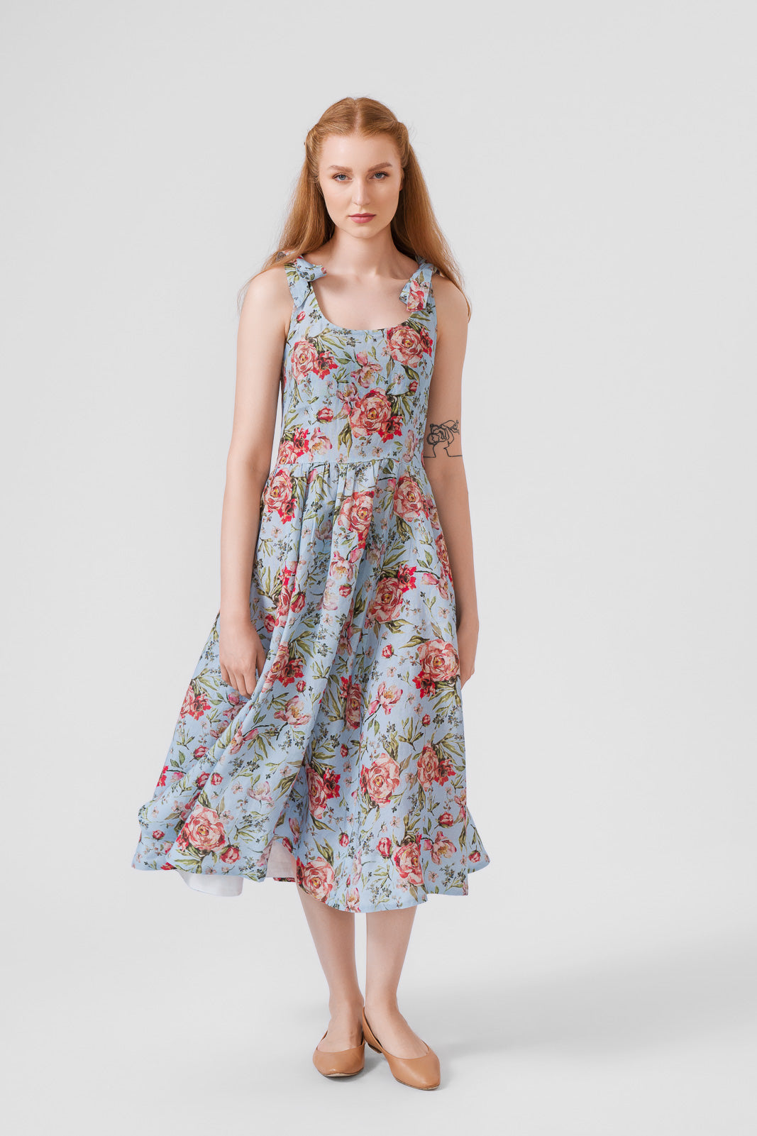 Amelia Dress, Sleeveless#color_blue-romance