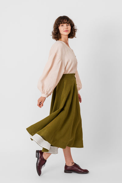 Evelyn Skirt
#color_rosemary-green