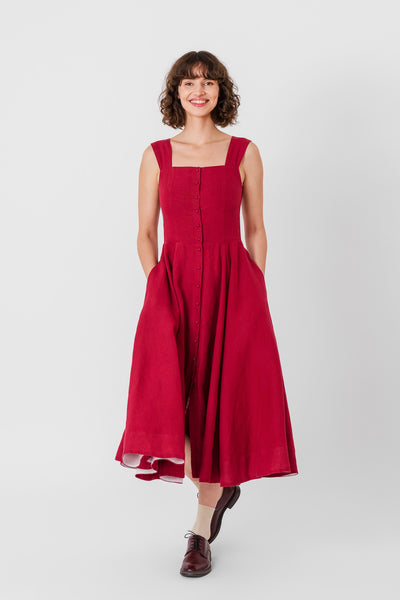 Underhill  Dress, Sleeveless
#color_marsala-red