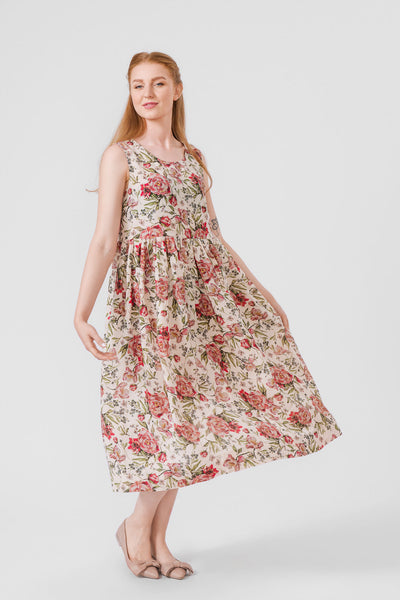 Smock Dress, Sleeveless, Rosy Dream#color_rosy-dream