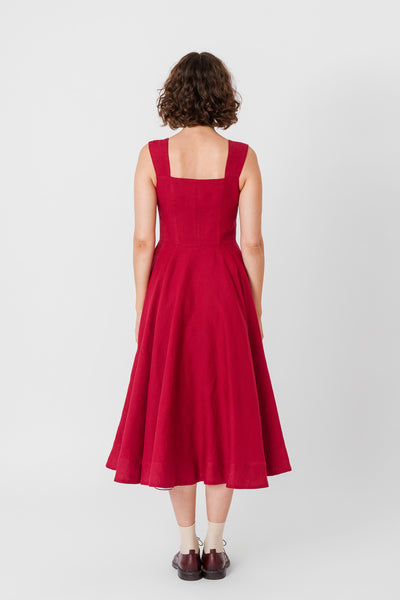 Underhill  Dress, Sleeveless
#color_marsala-red