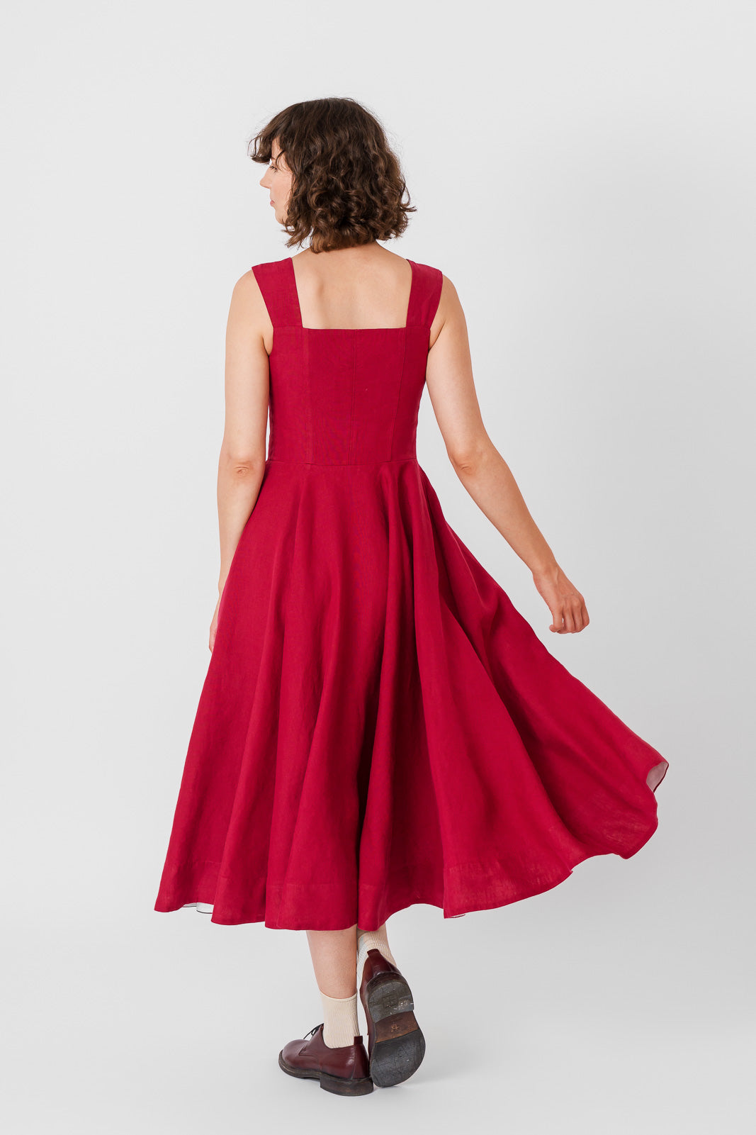 Underhill  Dress, Sleeveless
#color_marsala-red