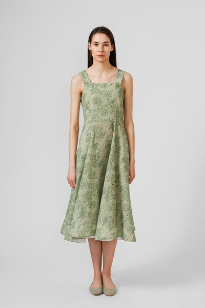 Pinafore Dress, Sleeveless, Forest Fern#color_forest-fern