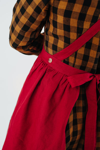 Pinafore Apron#color_red-poppy