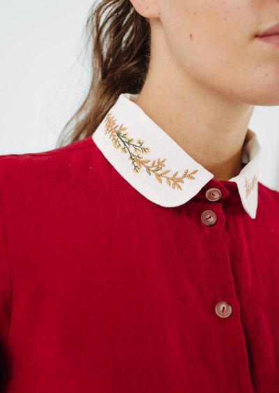 Sophie Collar, Embroidery#color_golden-fields