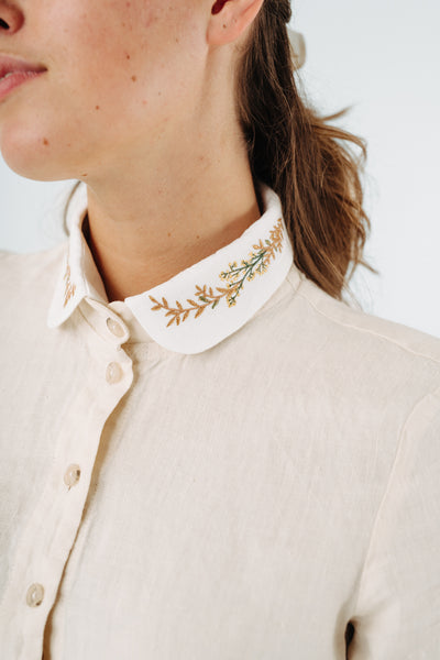 Sophie Collar, Embroidery#color_golden-fields
