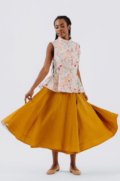 Wrap Skirt, Marigold#color_marigold