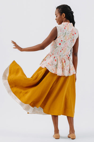 Wrap Skirt, Marigold#color_marigold