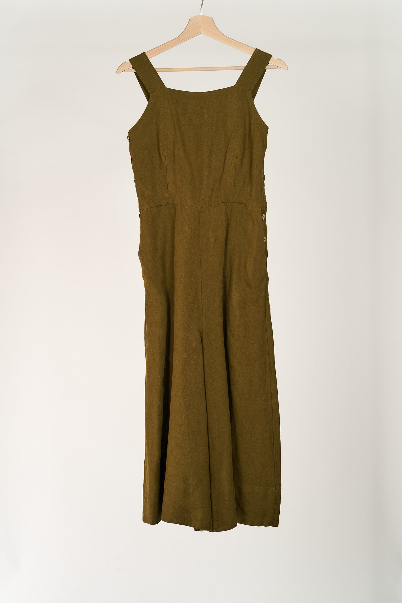 Rosemary Green Pinafore Jumpsuit