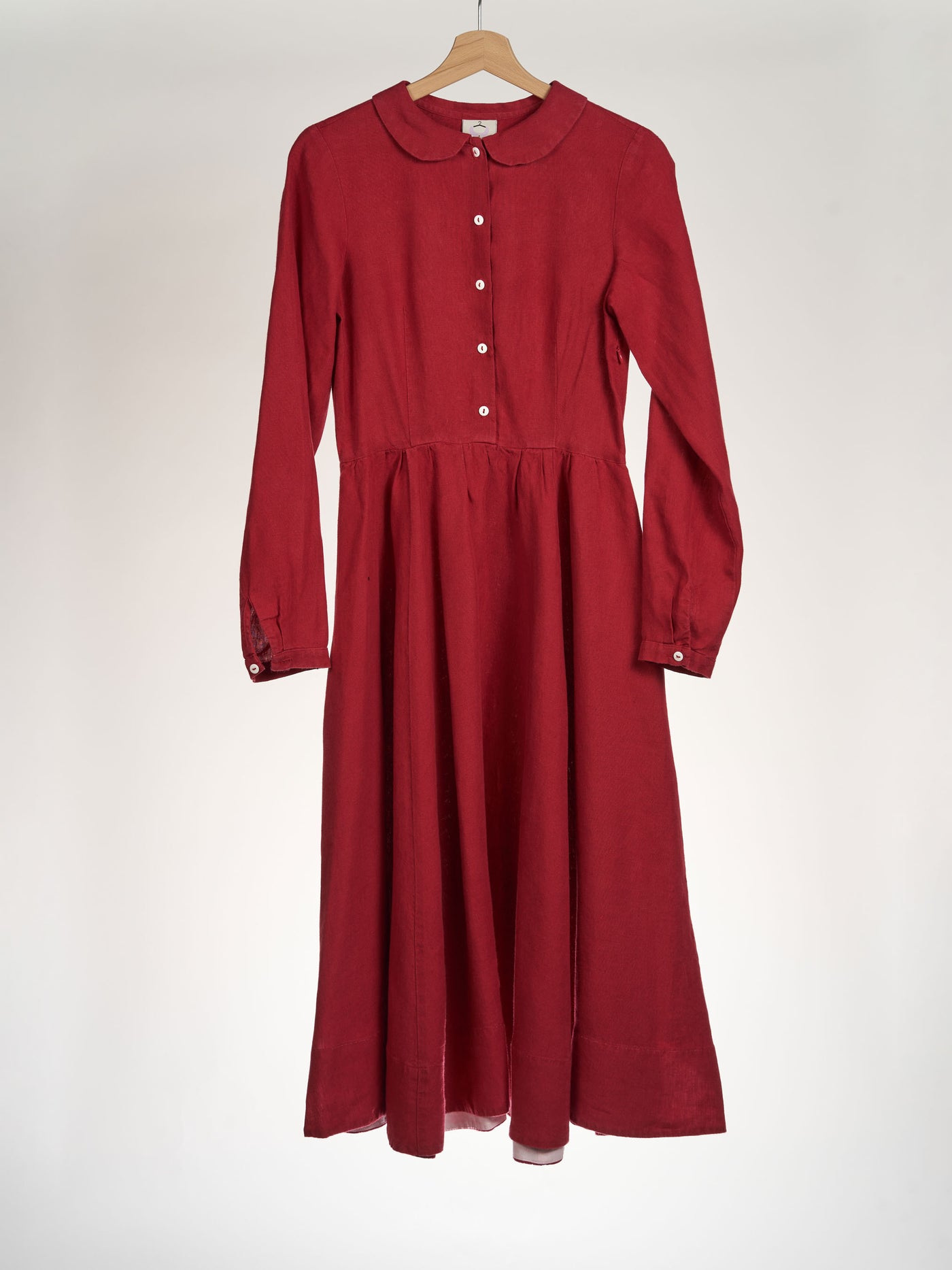 Red Poppy, Classic Dress, Long Sleeve