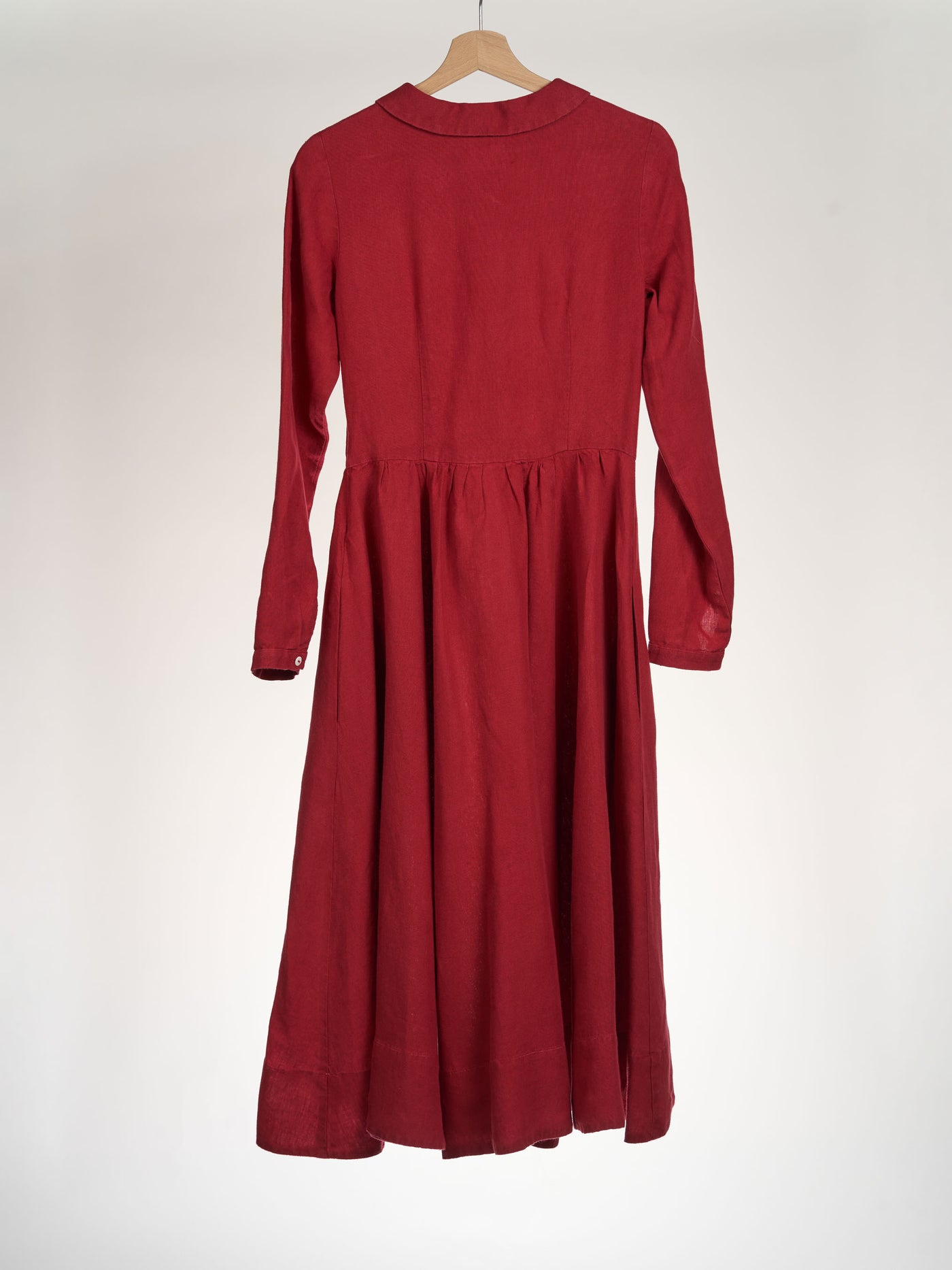 Red Poppy, Classic Dress, Long Sleeve