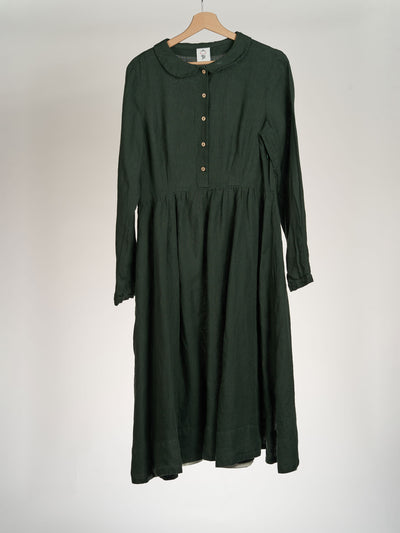 Evergreen, Long Sleeve, Classic Dress